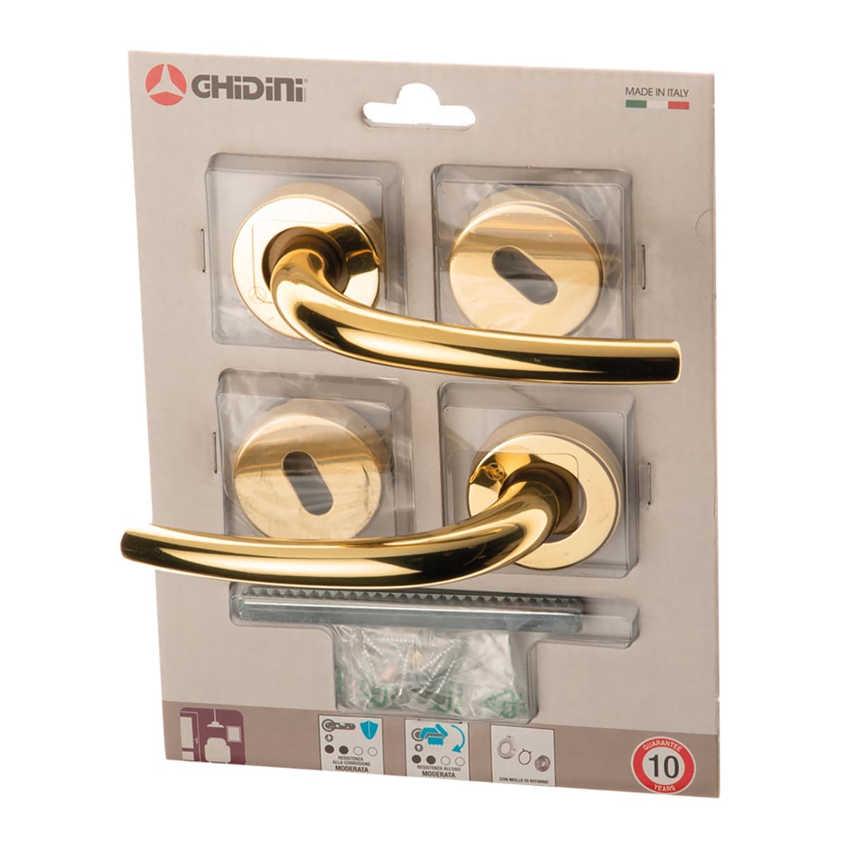 Bricocenter MILENA HANDLE ROSETTE POLISHED GOLD