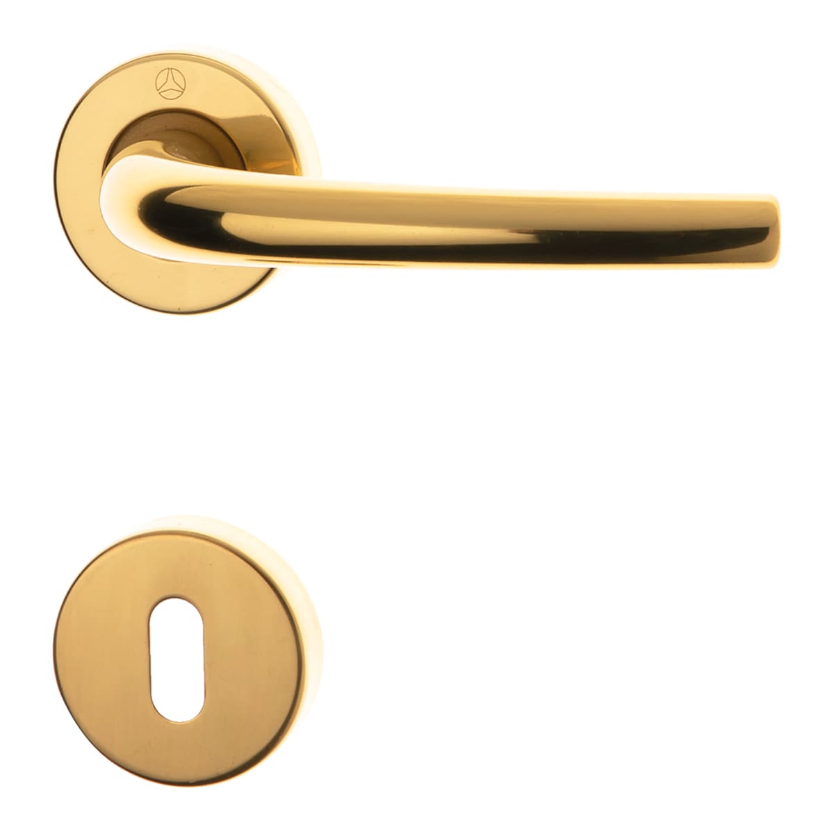 Bricocenter MILENA HANDLE ROSETTE POLISHED GOLD