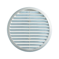 UNIVERSAL ROUND GRID WITH SPRING+NET D 155 mm HOLE D 80/125 mm WHITE