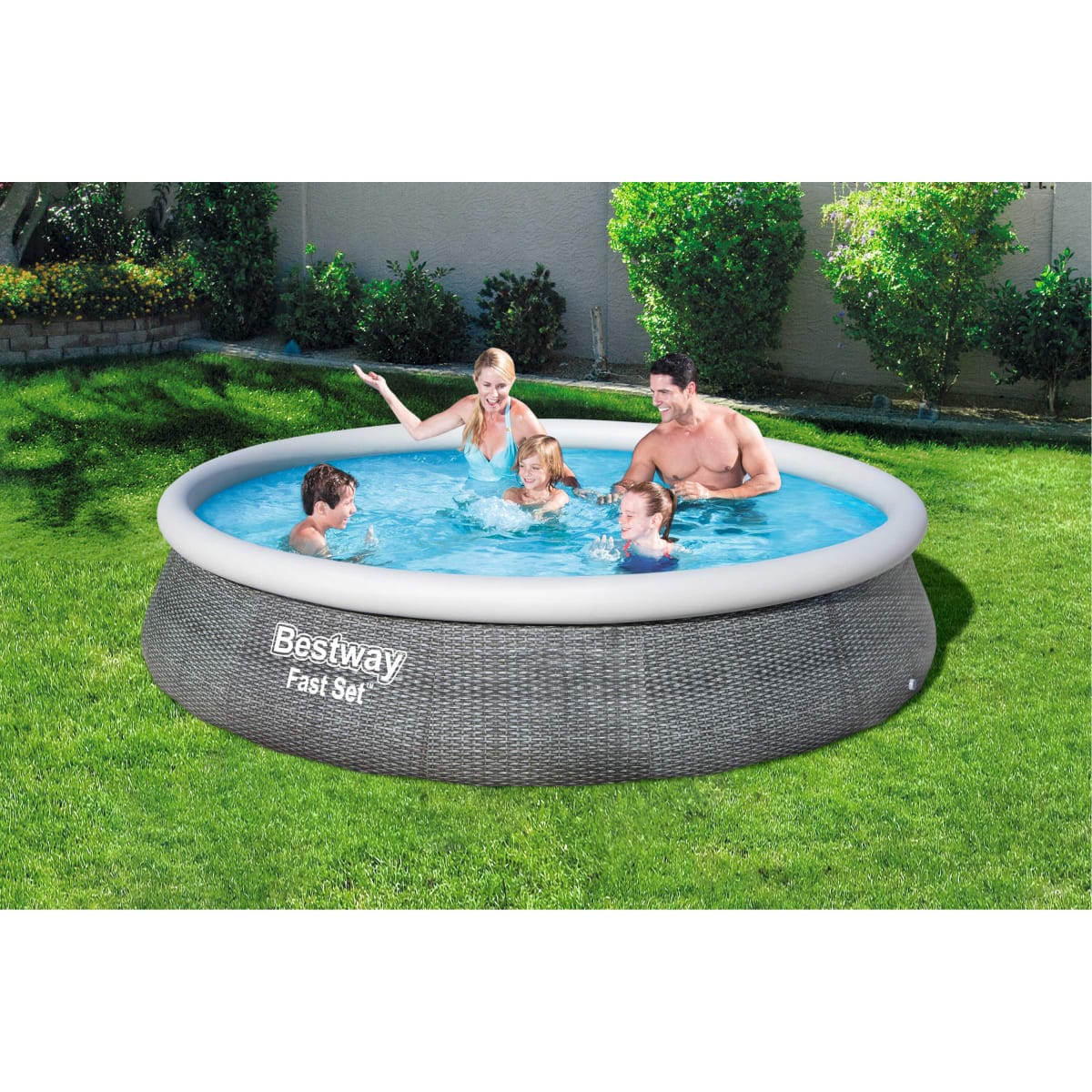 Bricocenter BESTWAY - easy inflatable above ground pool set d.396 h.76cm