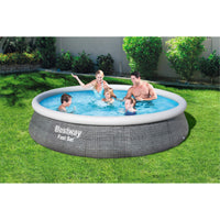 BESTWAY - easy inflatable above ground pool set d.396 h.76cm