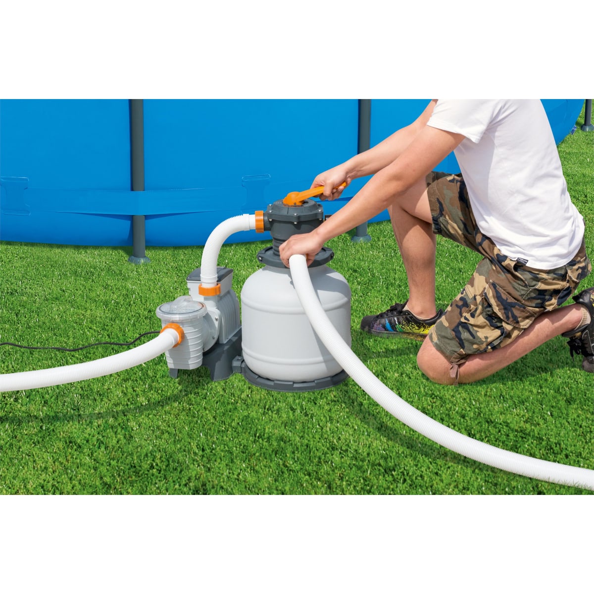 BESTWAY - Swimming pool Sand filter - 7571 lt/h - 280W - for pools that contain 40 to 54 cubic meters of water