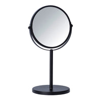 BLACK STAND-UP MAGNIFYING MIRROR ASSISI