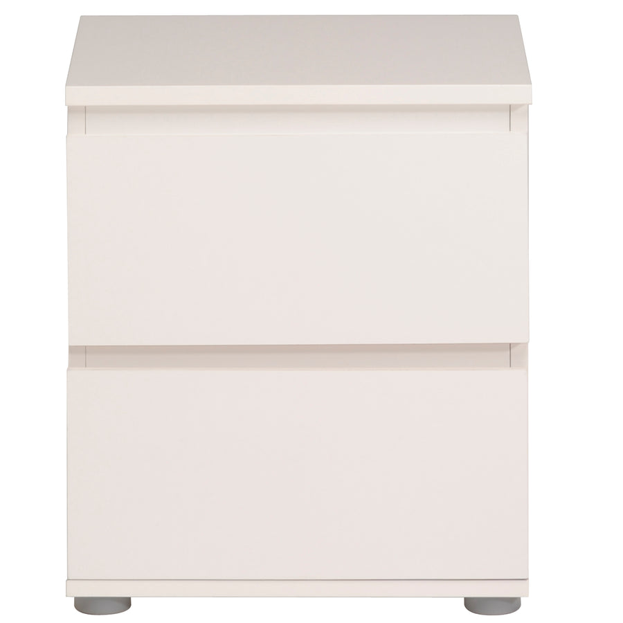 CHEST OF DRAWERS 2 DRAWERS W39.8 H32.8 D47.6 CM WHITE