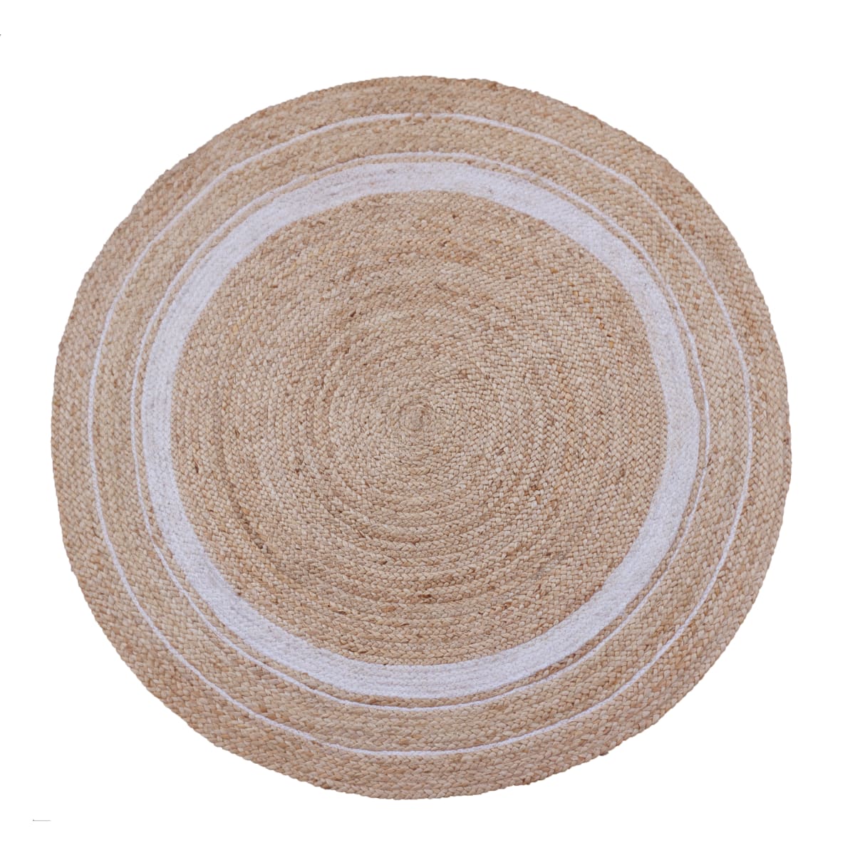 Bricocenter 150 CM WHITE JUTE RUG