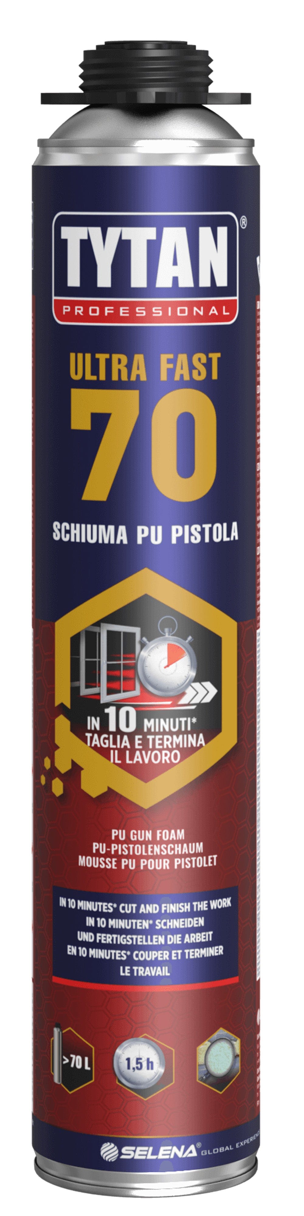 Bricocenter ULTRA FAST B2 POLYURETHANE WINDOW AND DOOR FILLING FOAM FOR TYTAN 870M GUN