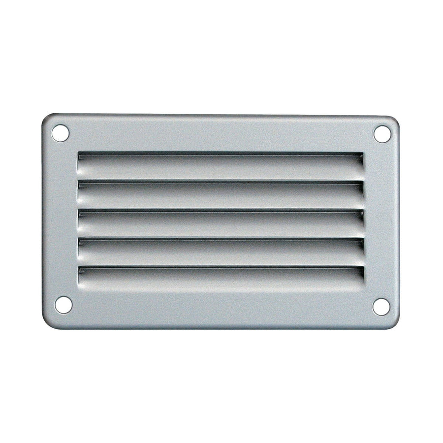 Bricocenter OVERLAPPING RECTANGULAR VENTILATION GRILLE MM 100X60 METAL WHITE
