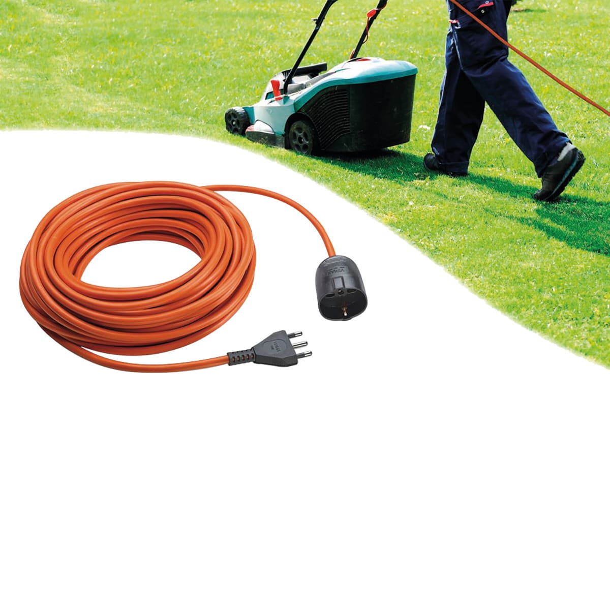 Bricocenter PROLUNGA 30m 3G1,5S17 UNIVERSALE ARANCIO