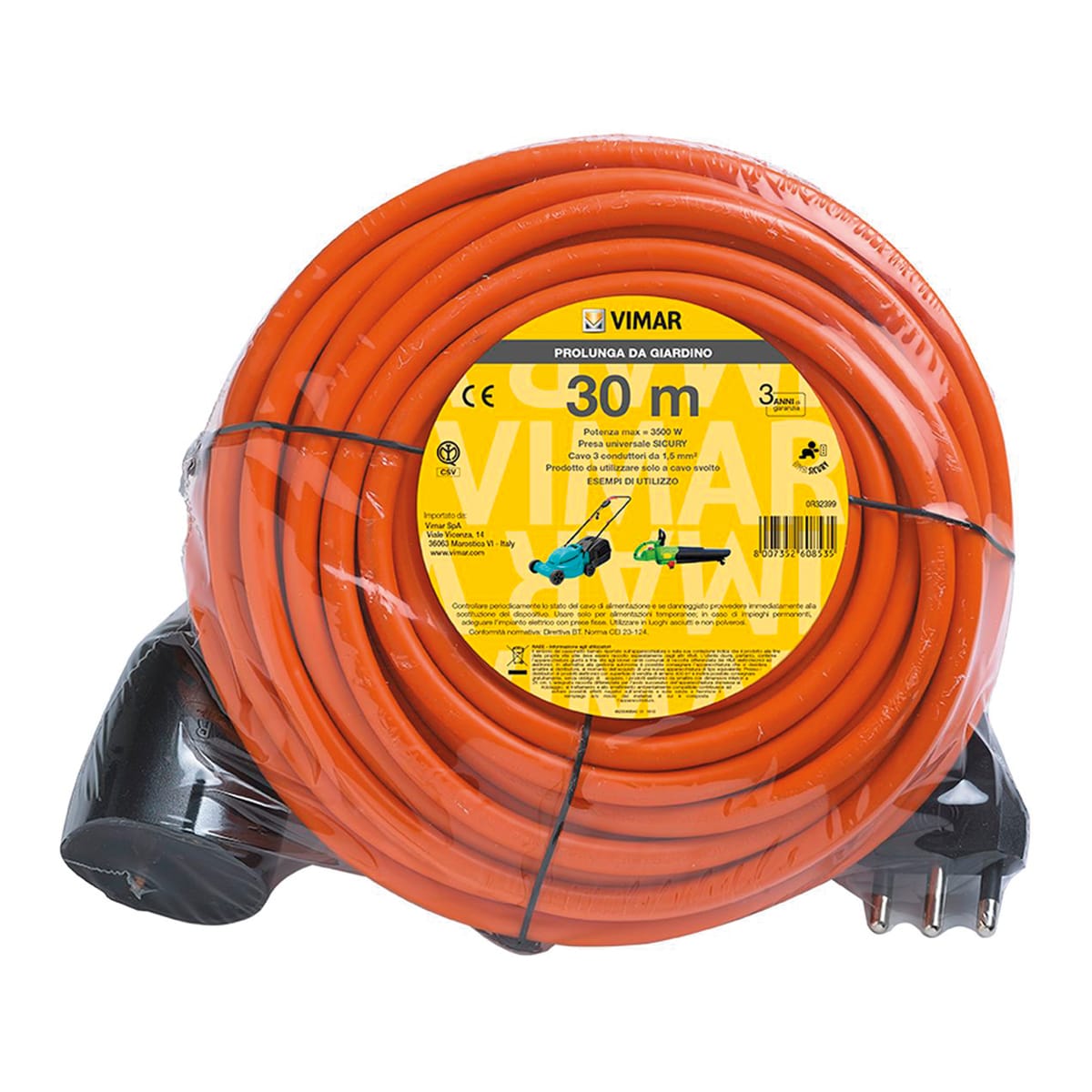 PROLUNGA 30m 3G1,5S17 UNIVERSALE ARANCIO