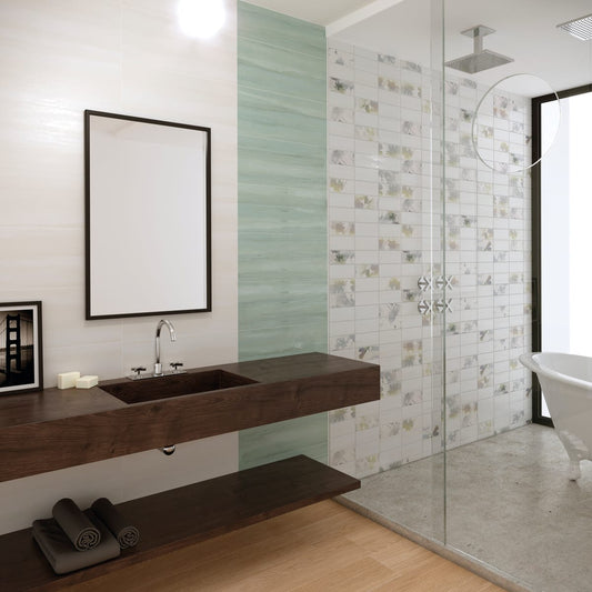 Bricocenter SAGE WATERCOLOR WALL TILE 25X60 1.35 SQM