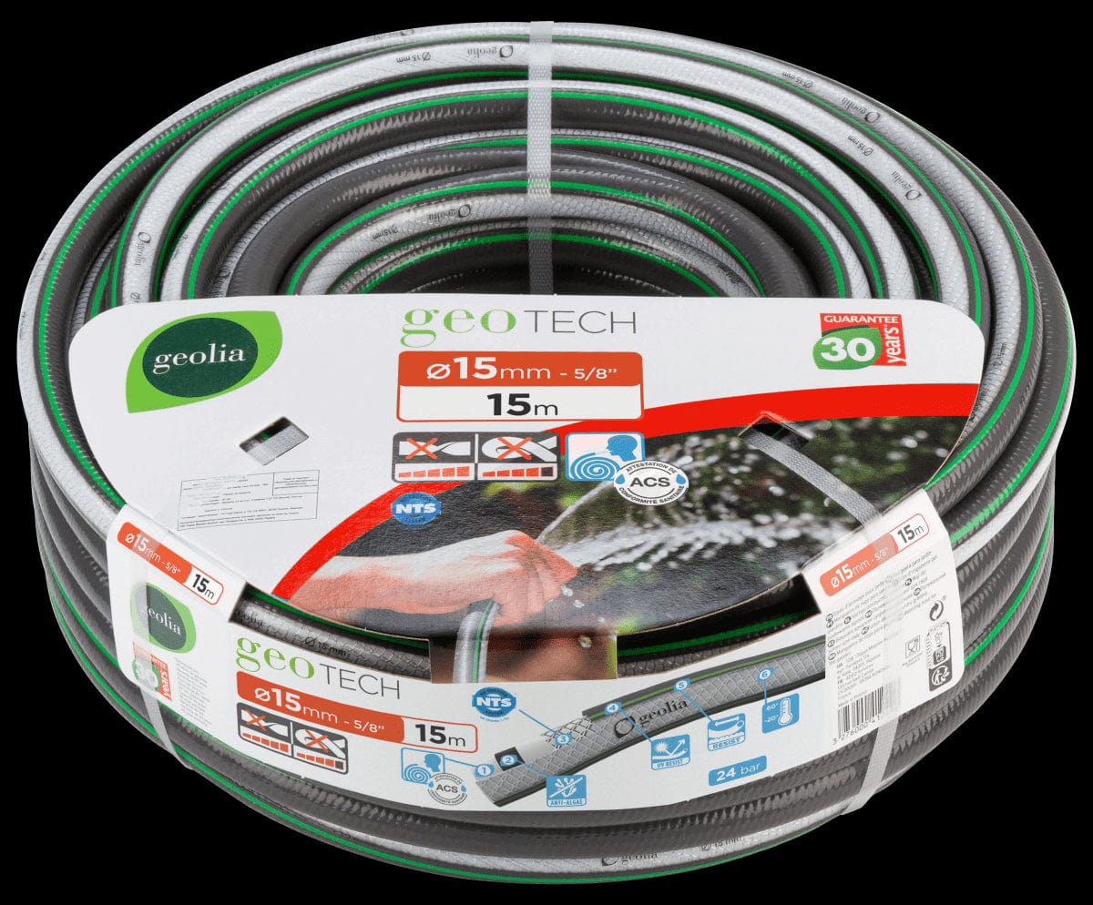 Bricocenter GEO TECH HOSE NTS 5 LAYERS - FOOD GRADE - 15 MM - 15 M