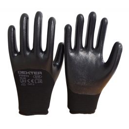 DEXTER NITRILE GLOVES SIZE 8. M