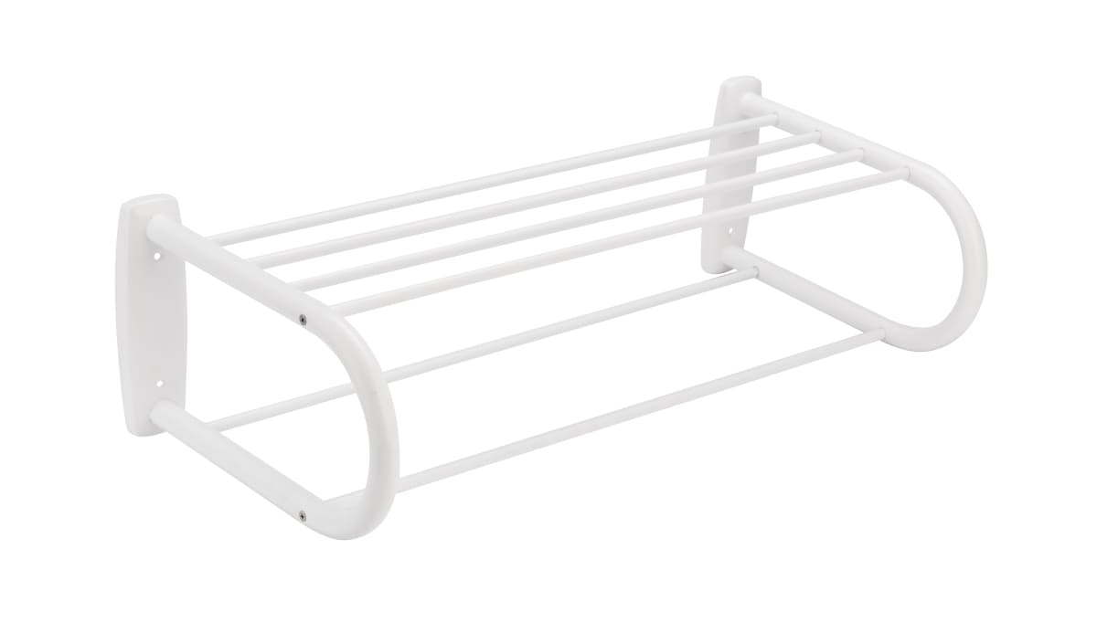 TOWEL RACK CLASSIC SENSEA STEEL WHITE W 60.5 D17.5 H 28 CM