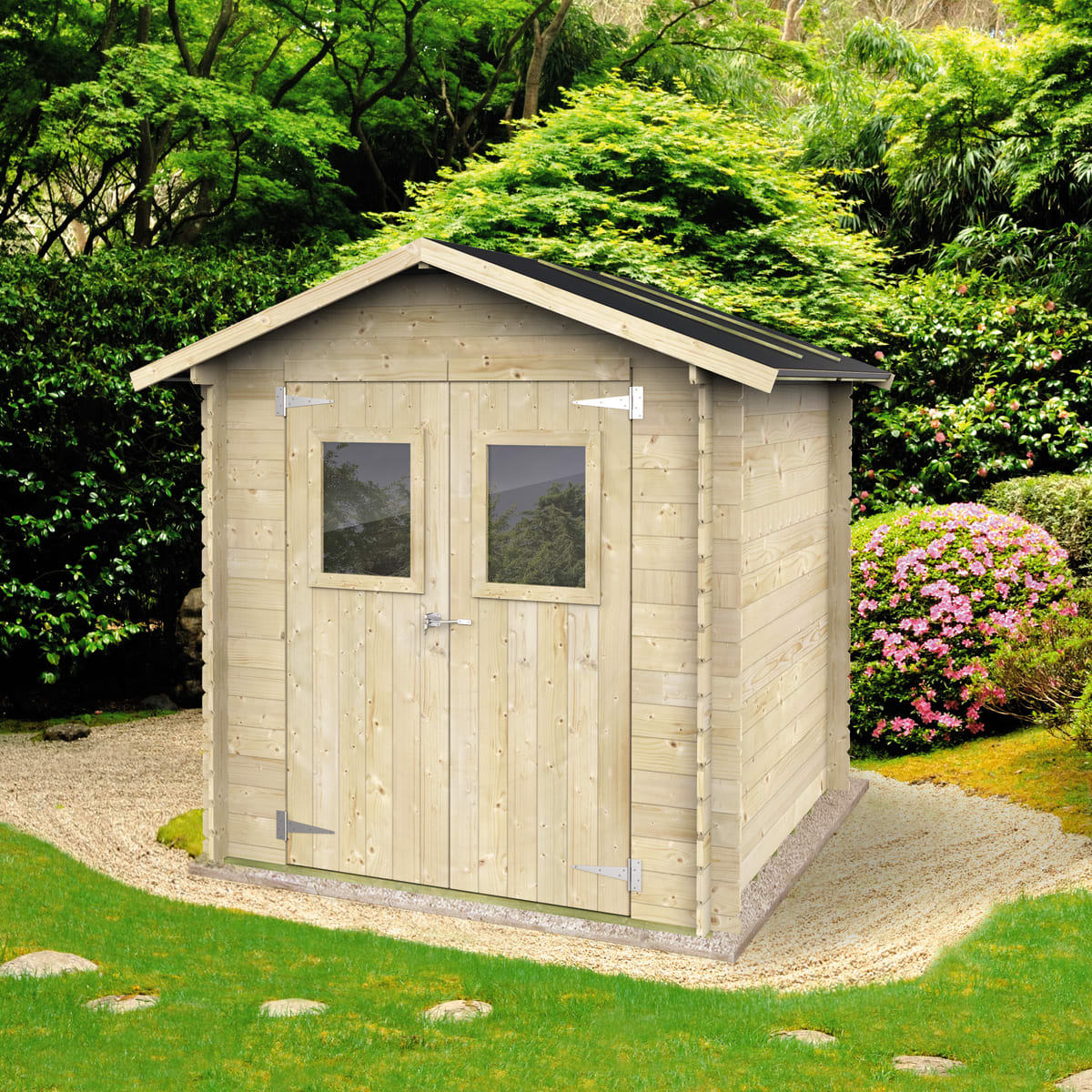CALLA WOODEN SHED - 19mm thick external,  195x198x215H, floor included