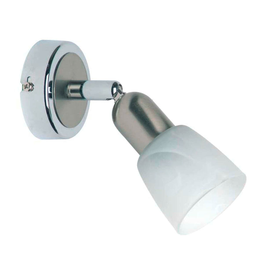 Bricocenter SOFIA SPOTLIGHT WHITE GLASS 1XE14=40W