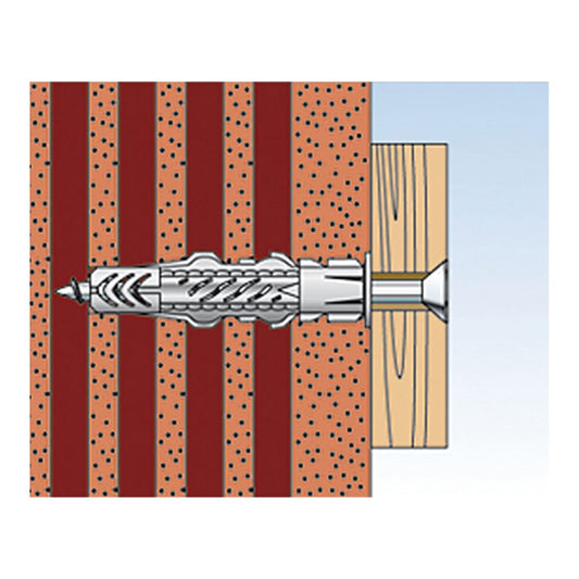 TASSELLI FISCHER UX DIAM 8 X 50 MM CON VITE, 8 PEZZI