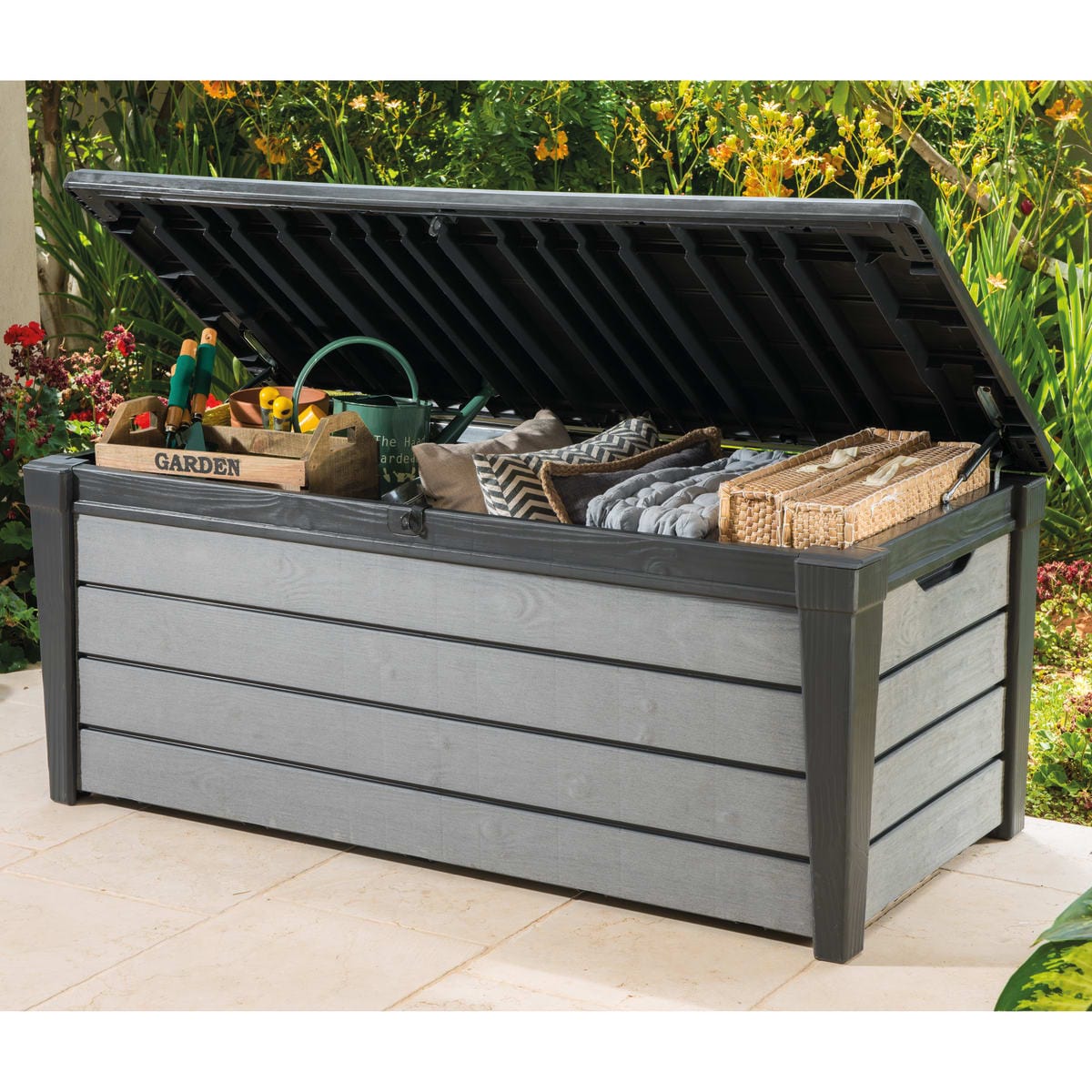 Bricocenter BRUSHWOOD BAULE 145X69.7 H.60CM ANTHRACITE