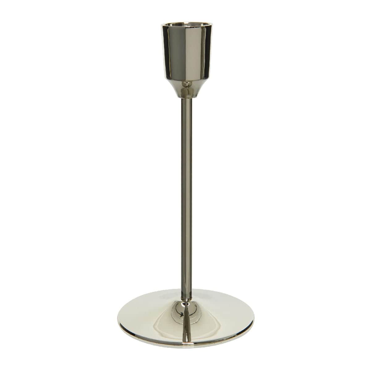 Bricocenter SILVER CANDELABRA H20.5 DIAM 7 CM