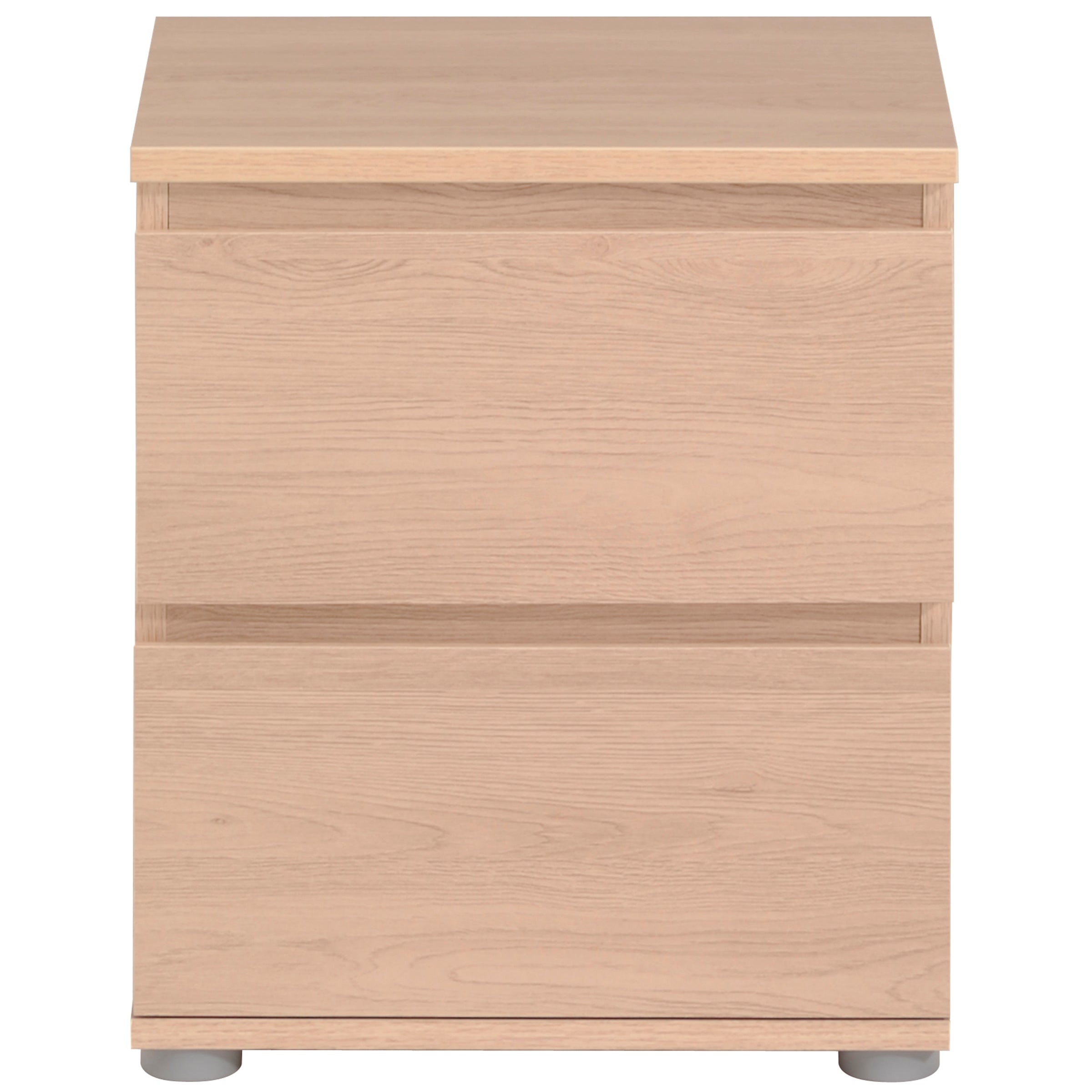 CHEST OF DRAWERS 2 DRAWERS W39.8 H32.8 D47.6 CM ELM