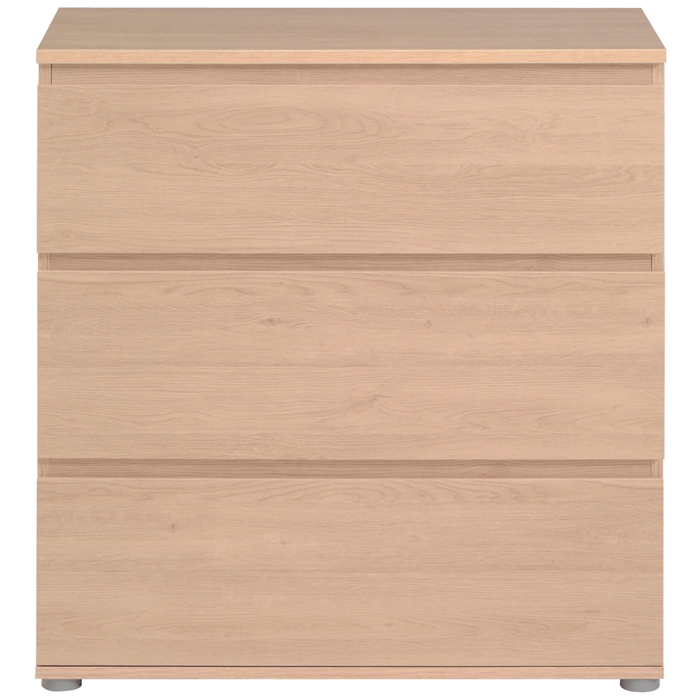 3-drawer chest, L76.7 x 82.4 x 39.9 cm, elm
