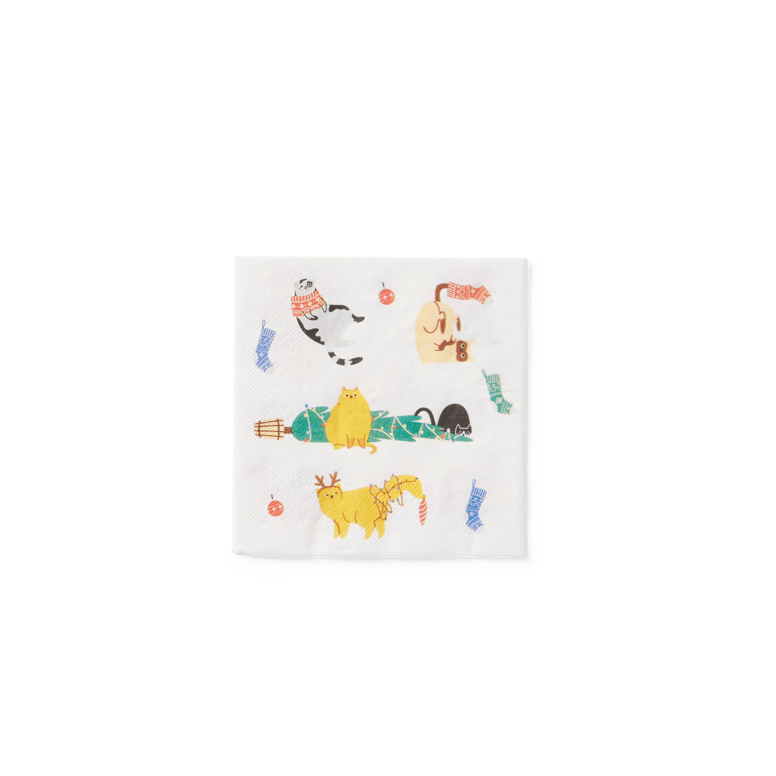 Casa X-MAS FUNCATS 20 NAPKINS 25X25