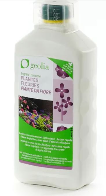 LIQUID FERTILISER GEOLIA BIO FLOWERING PLANTS