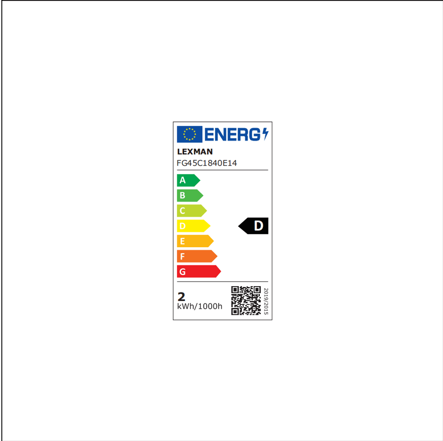 E14 LED bulb, 25W, clear globe, natural light