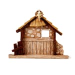 Casa JOSEPH Natural nativity scene, H 13,5 x L 17 x D 2,4 cm