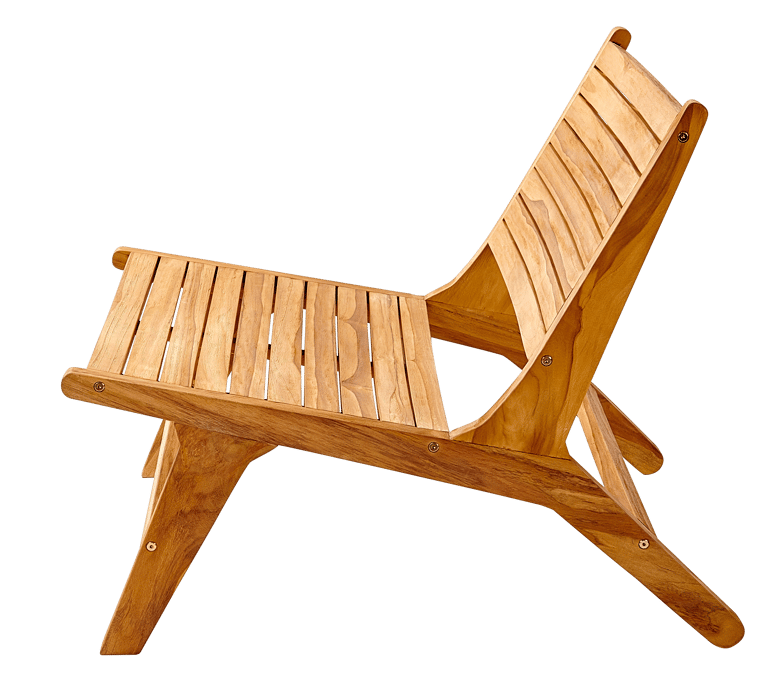 DARMA Natural lounge chair, H 67 x W 78 x D 67 cm