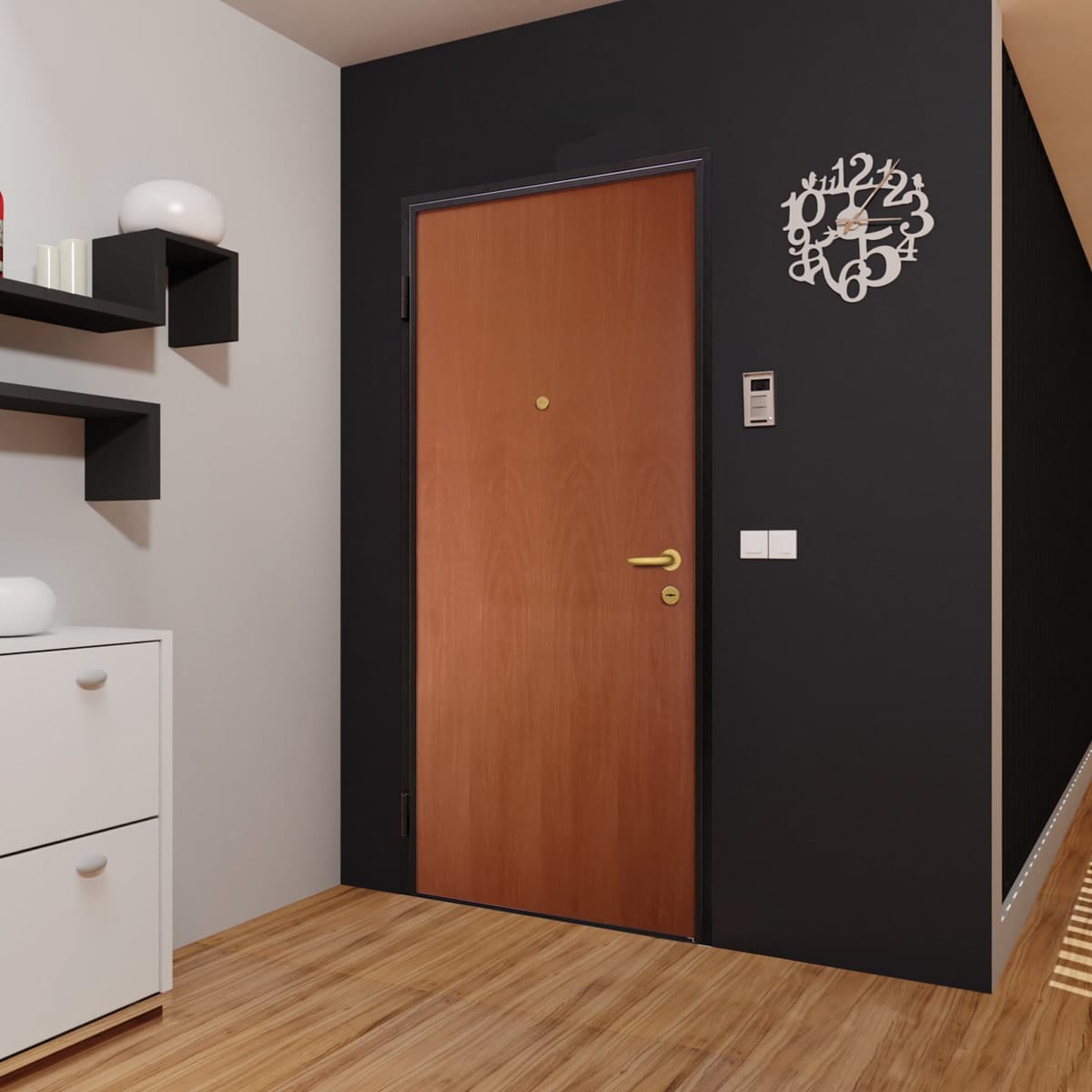 Bricocenter PTA BLINDATA GOOD INT.CL2 90X210 DX CLASSE 2 ANTIEFFRAZIONE