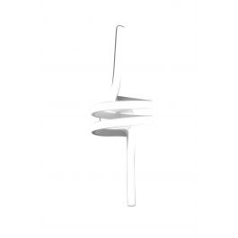 WALL LIGHT ADELAIDE ALUMINIUM WHITE 15X48CM LED 24W NATURAL LIGHT