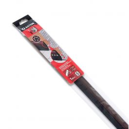 UNDER DOOR BROWN ADHESIVE WITH FLEXIBLE BRUSH 1MT AXTON