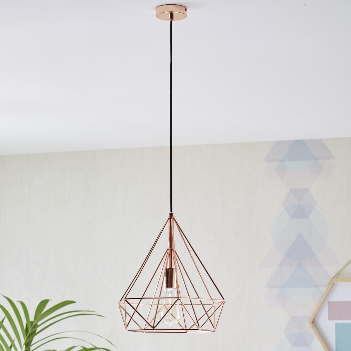 Bricocenter BYRON METAL CHANDELIER COPPER D37=60W