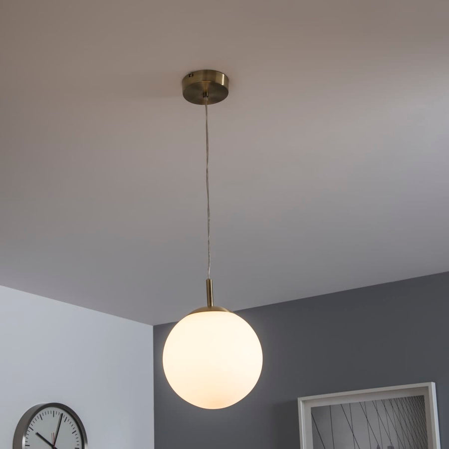 Bricocenter CELESTINE CHANDELIER WHITE GLASS D25 E27=60W