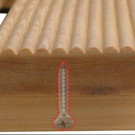 SHOWER FOOTBOARD W 79 D 50 H 4,3 LARCH PEFC