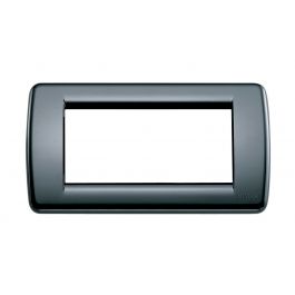 PLATE IDEA RONDO 4 PLACES BLACK TECNO