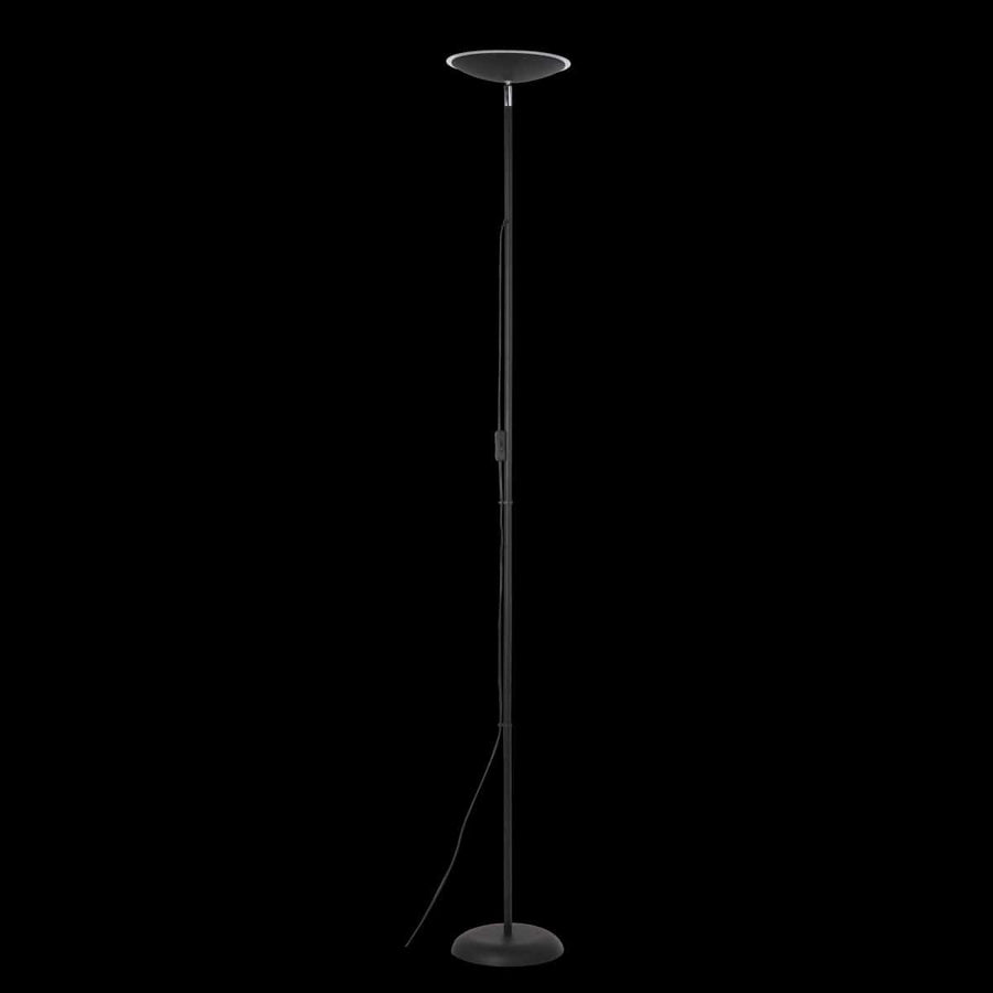 Bricocenter LAUNI FLOOR LAMP PLASTIC BLACK H178 LED WARM LIGHT