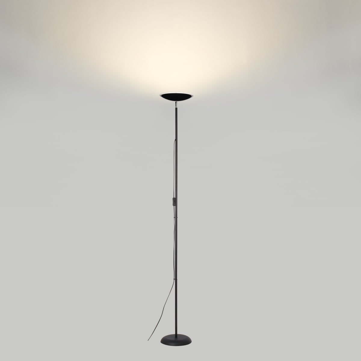 Bricocenter LAUNI FLOOR LAMP PLASTIC BLACK H178 LED WARM LIGHT