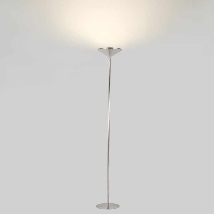 SAUKI SATIN NICKEL FLOOR LAMP H180 CM LED 3700LM CCT DIMMABLE
