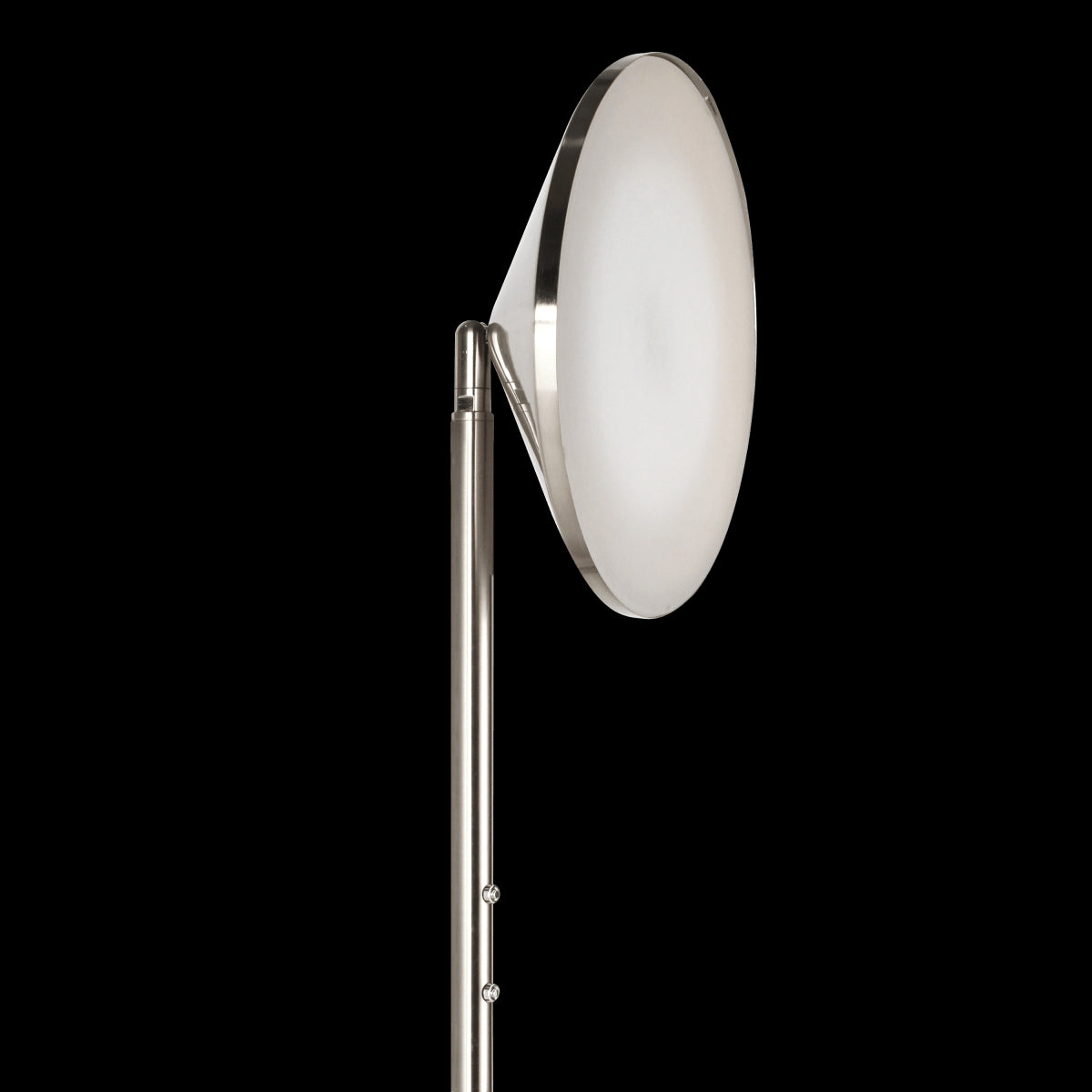SAUKI SATIN NICKEL FLOOR LAMP H180 CM LED 3700LM CCT DIMMABLE