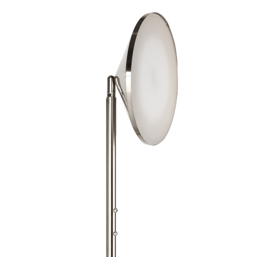 SAUKI SATIN NICKEL FLOOR LAMP H180 CM LED 3700LM CCT DIMMABLE