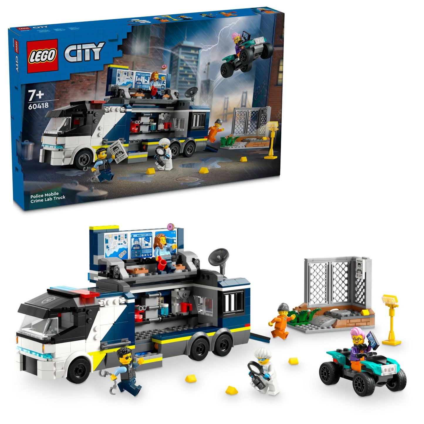 City - Mobile police laboratory truck