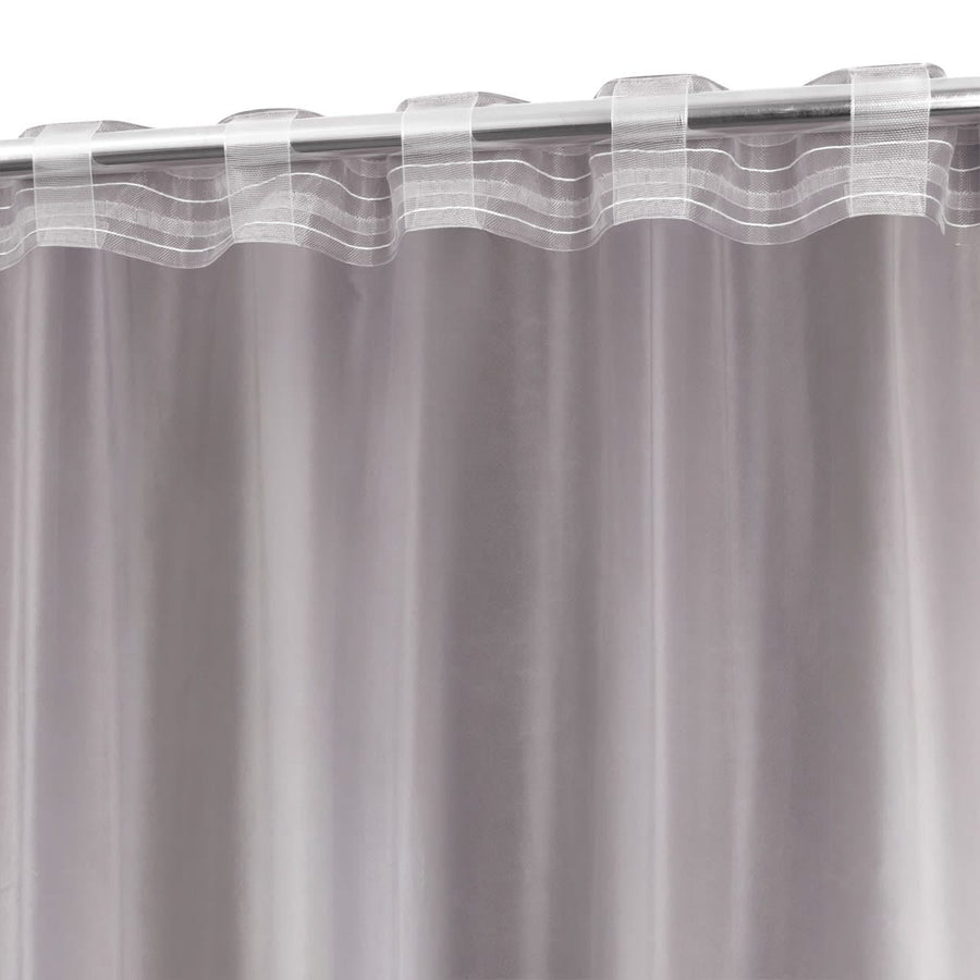 Bricocenter PROTECT GREY OPAQUE CURTAIN 135X28OCM WEBBING AND CONCEALED LOOP