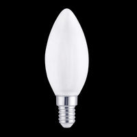 LED BULB E14=60W CANDLE FROSTED WARM LIGHT