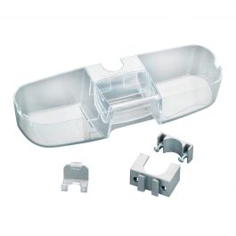 PREMIUM SHOWER ACCESSORY SMALL SLIDING RAIL ATTACHMENT TRANSPARENT PLASTIC MATERIAL