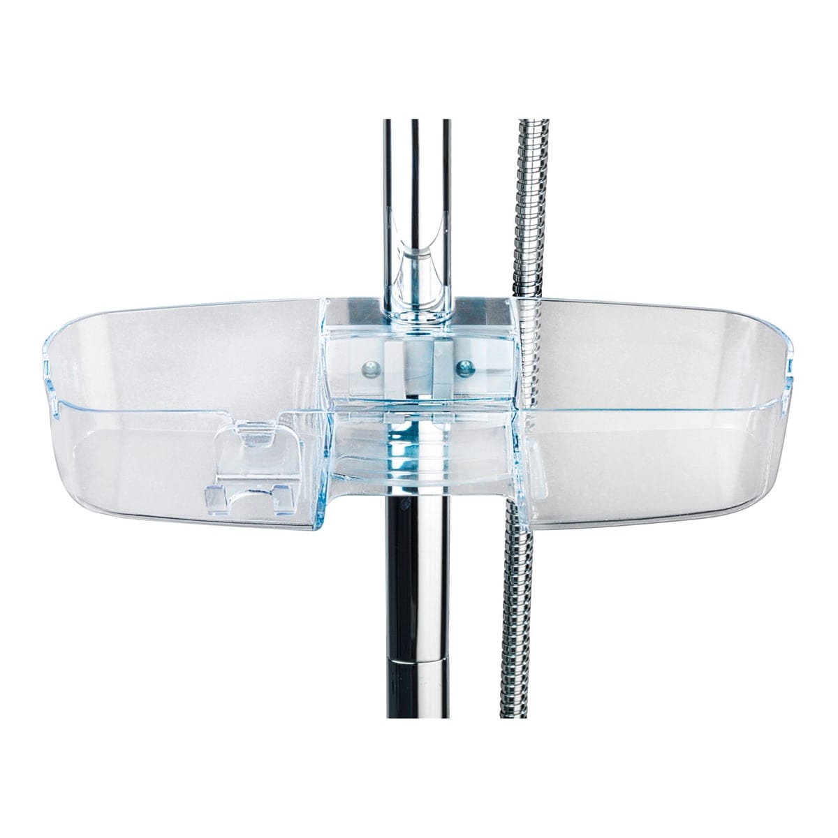 Bricocenter PREMIUM SHOWER ACCESSORY SMALL SLIDING RAIL ATTACHMENT TRANSPARENT PLASTIC MATERIAL