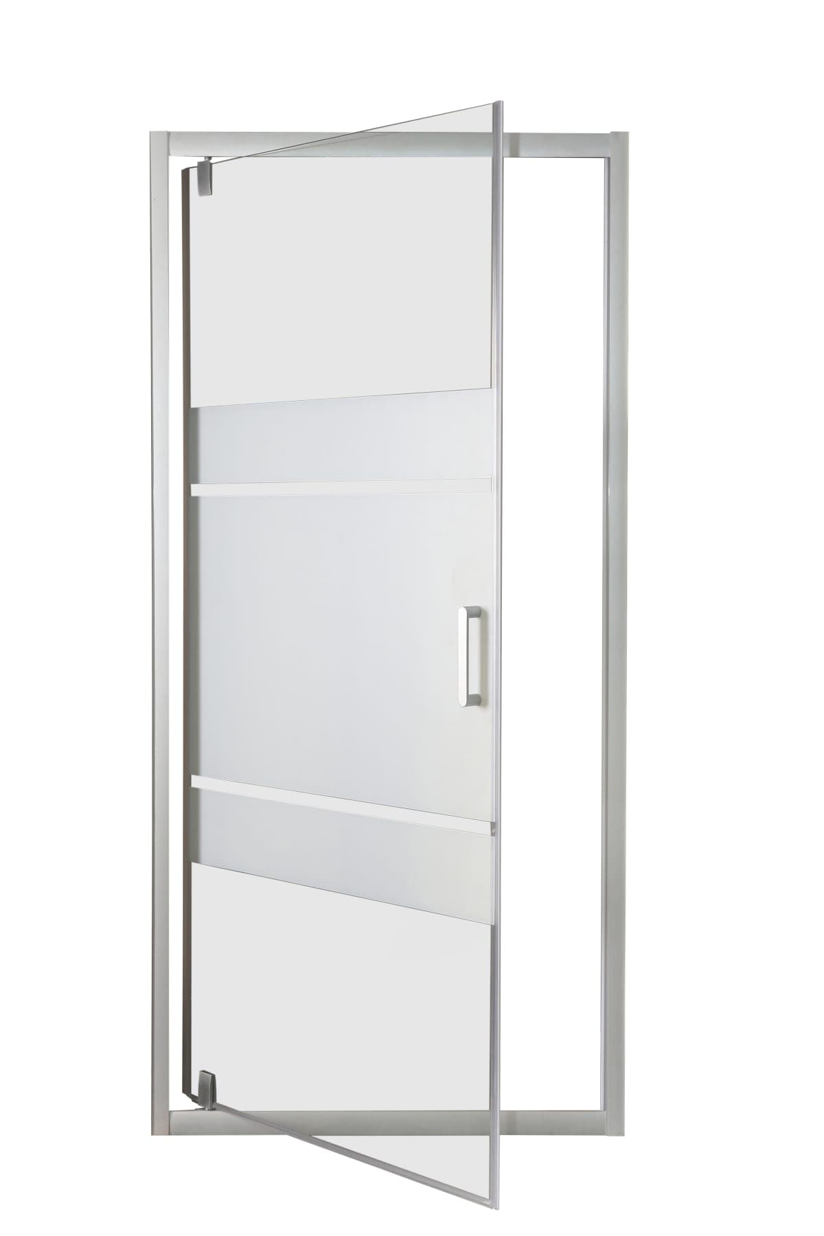 Bricocenter PORTA BATTENTE SINQUE SILVER SERIGRAFATO 80CM H190CM-ESTENS.78/82CM