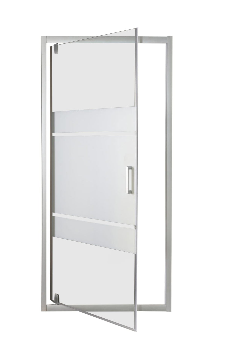 Bricocenter PORTA BATTENTE SINQUE SILVER SERIGRAFATO 80CM H190CM-ESTENS.78/82CM