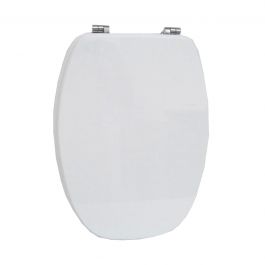WC SEAT MOD. ITALICA - GLOSSY WHITE MDF