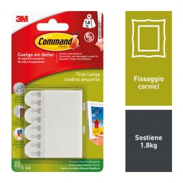 COMMAND SMALL HANGING STRIPS 1.8KG